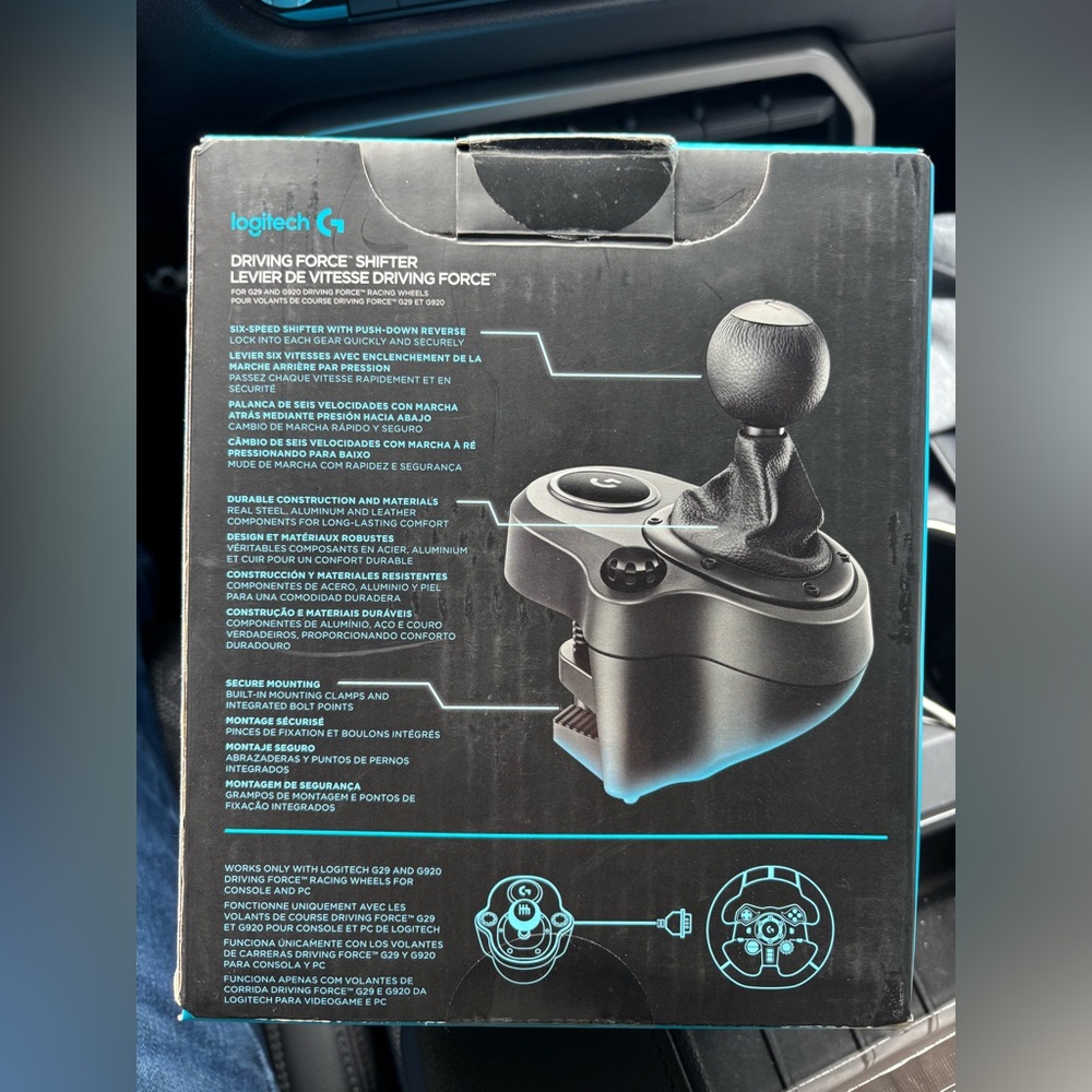 Logitech Driving Force Shifter - Black - Picture 2 of 2